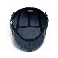 New Vintage Cotton Beret Men Women Fashion Flat Visor Cap Casual Autumn Berets Retro Newsboy Hat Summer Unisex Adjustable - Image 4