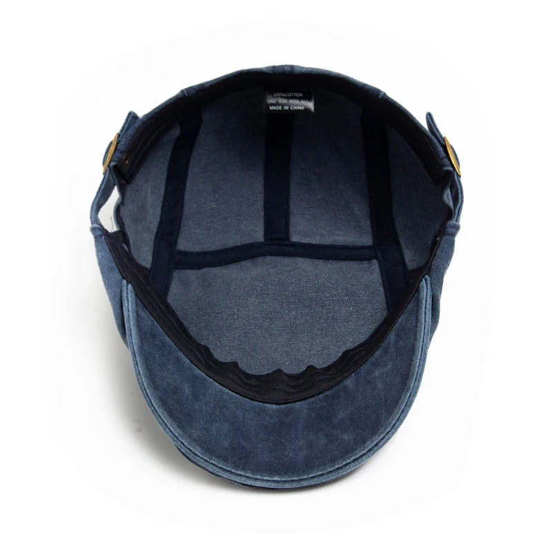 New Vintage Cotton Beret Men Women Fashion Flat Visor Cap Casual Autumn Berets Retro Newsboy Hat Summer Unisex Adjustable
