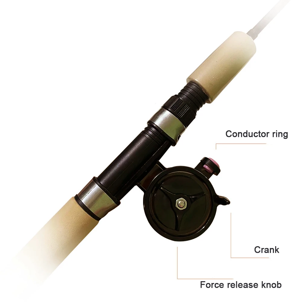 Portable Retractable Fishing Pole Carbon Power MH Fast Action Portable 55/65/75CM Fishing rod For Multi-water Area Applicable