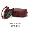 Round Frame Color Changing Reading Glasses with Box New Style Folding Photochromic Presbyopia Sunglasses with Diopter 0 To +4.0 5