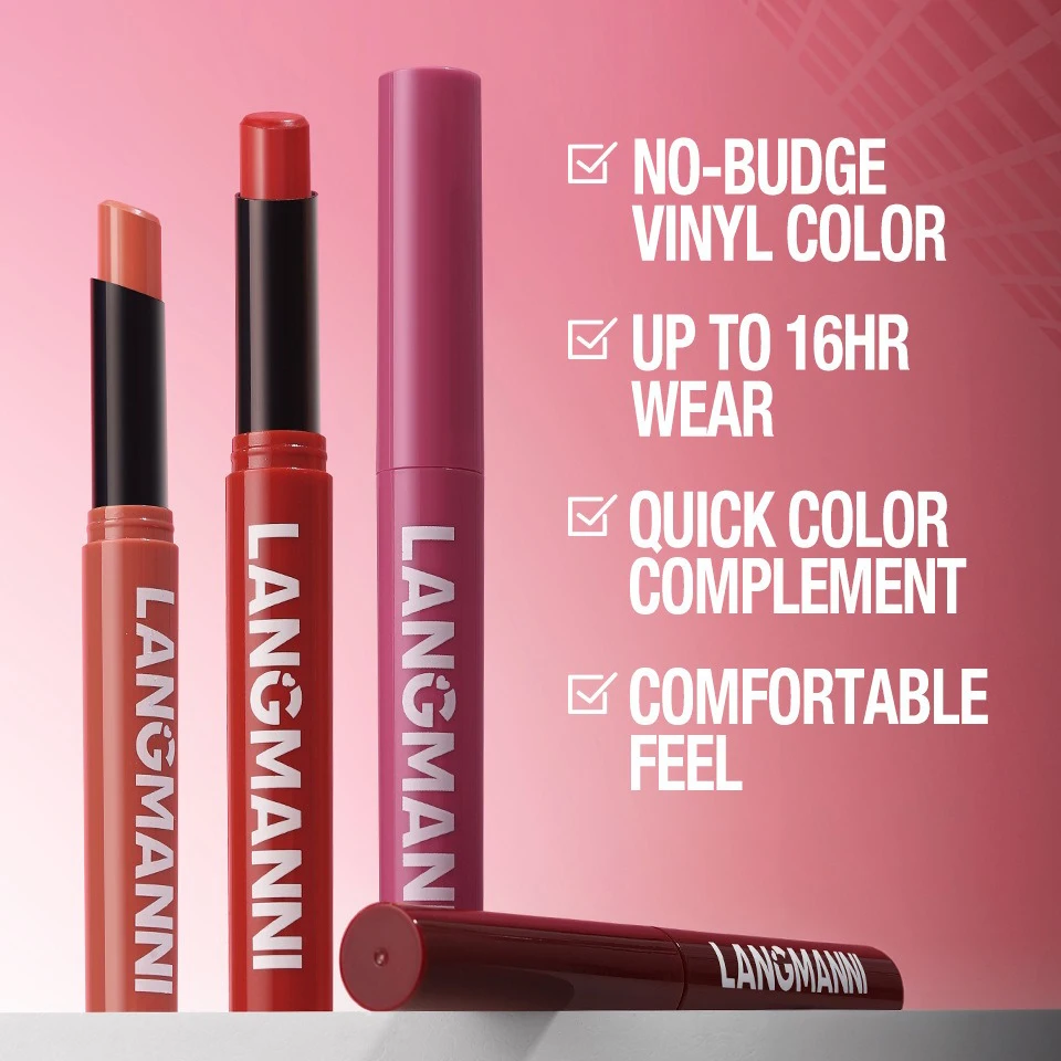 Matte Lipstick Pencil Waterproof Long Lasting Lip Stain Tint_voghion.com