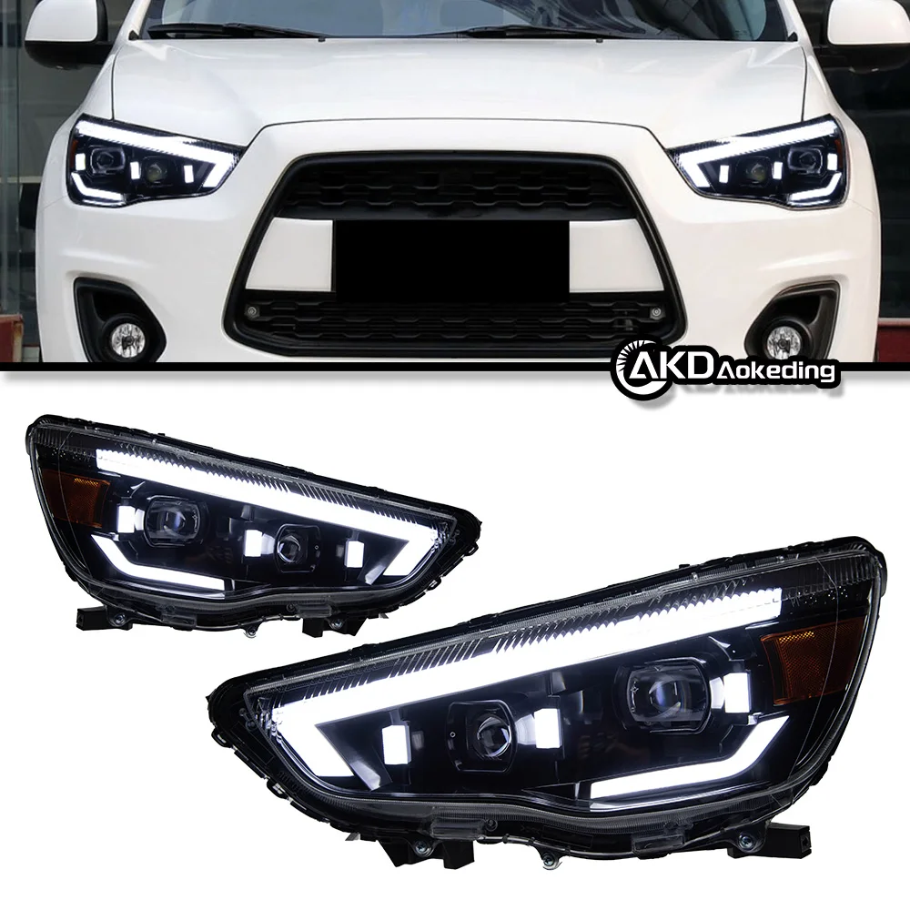 AKD Car Front Headlights Parts For Mitsubishi ASX 2013-2019