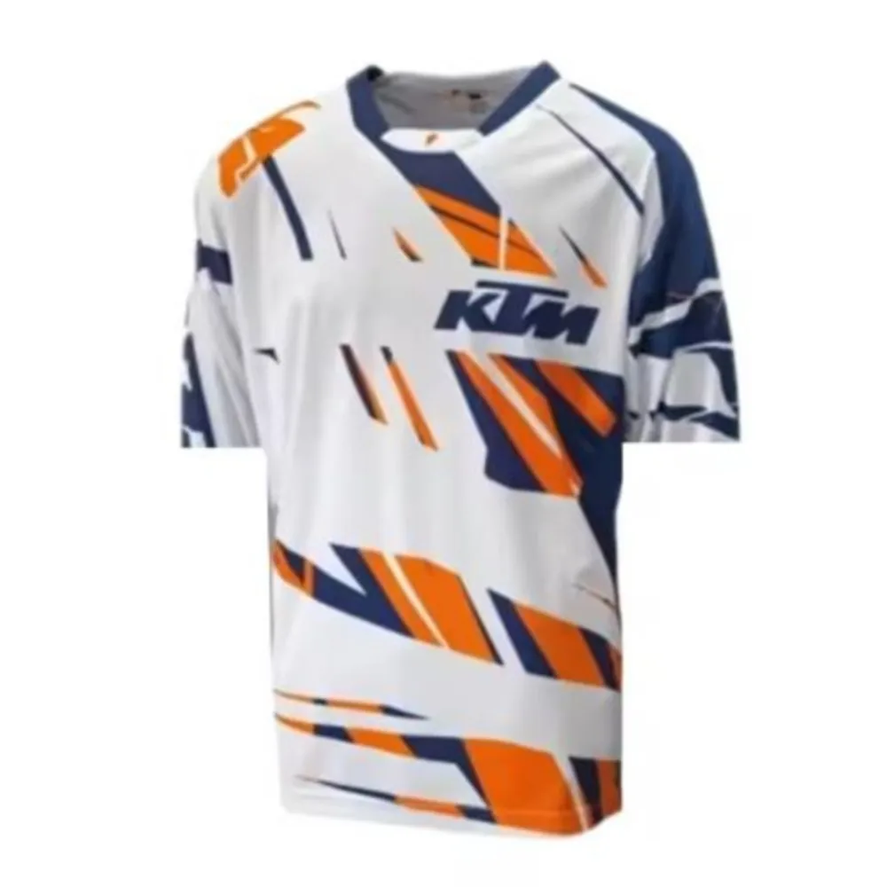 2026 KTM 남성용 반팔 사이클링 저지 MTB 다운힐 셔츠 DH MX 유니폼 산악 자전거 의류 여름 모토크로스 웨어 티셔츠