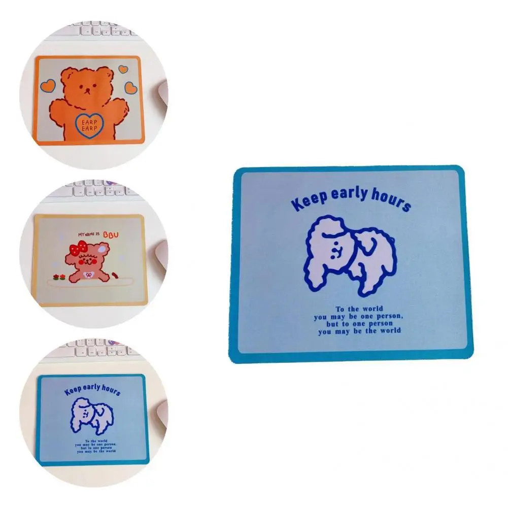 

Высококачественные компьютерные аксессуары, маленький Настольный коврик для клавиатуры с мультяшным рисунком для трекбола, коврик для мыш...