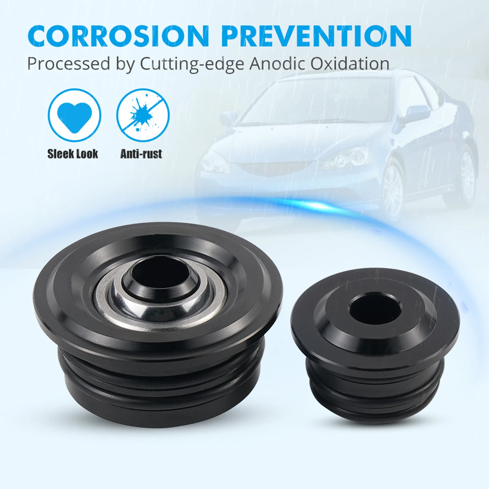 Spherical Shifter Cable Bushings For Honda Civic Si 02-15 Honda Accord 03-05 Acura RSX 02-06 Acura TSX 04-08
