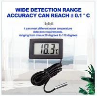 Mini LCD Car Digital Thermometer Hygrometer Temperature Indoor Outdoor Temperature Sensor Humidity Meter Gauge Instruments - Image 4