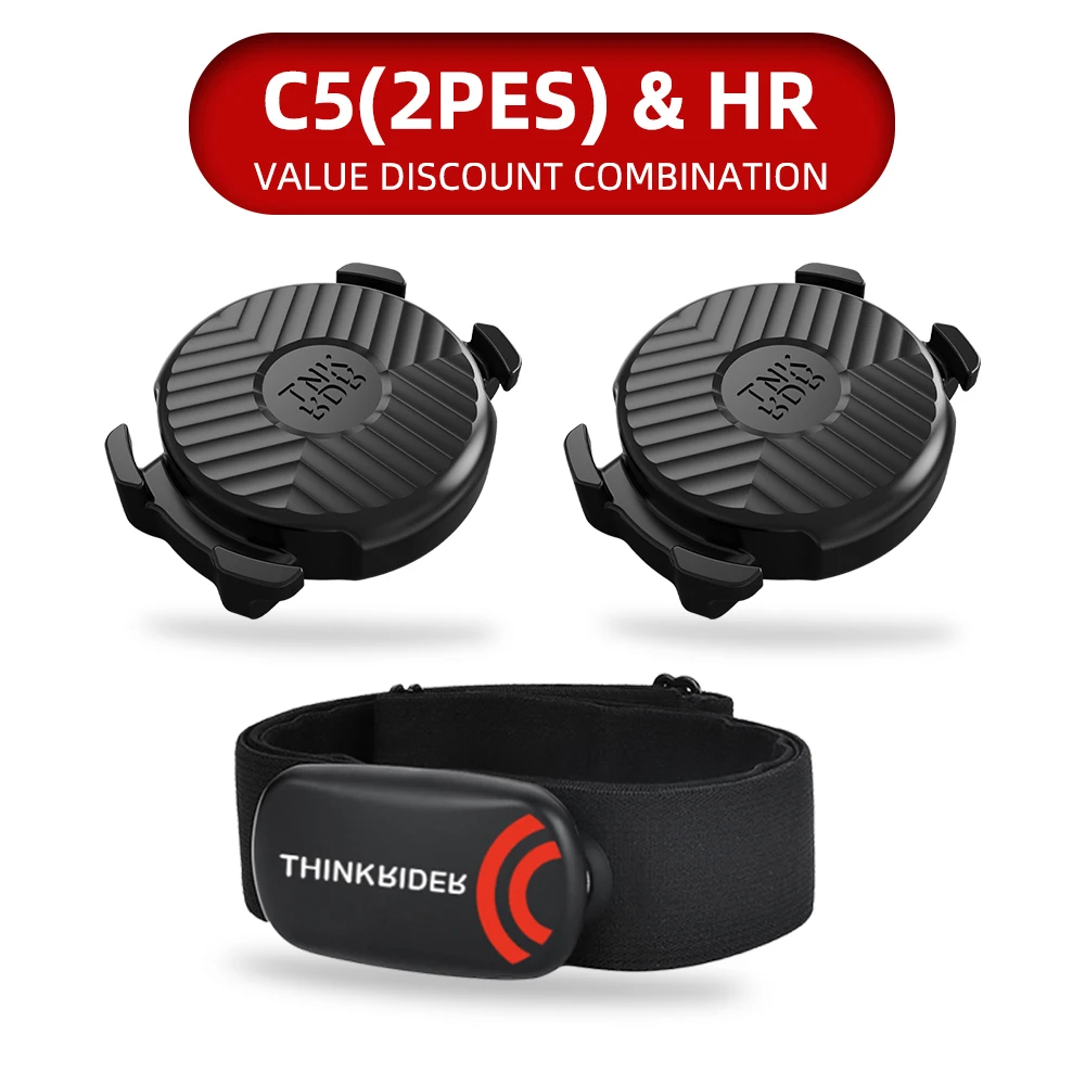 Thinkrider-心拍数モニター,スピードおよびデュアルケイデンスセンサー