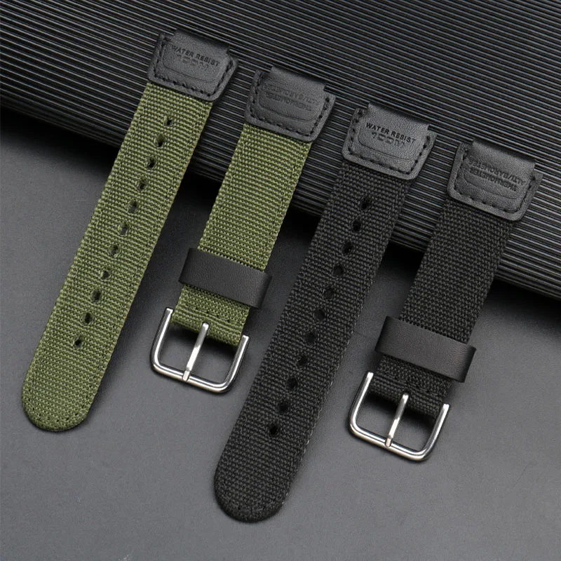 Enhanced Canvas Nylon Watch Strap – Durable & Versatile Design for a Bold Look, Available in 16mm & 18mm Widths