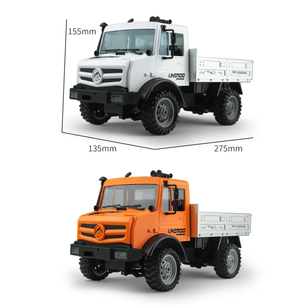 SG PINECONE FORSET 1613 RTR 1/16 2.4G RWD RC Car Unimog Off-Road Truck LED Light Rock Crawler Full Proportional Vehicles Models 4