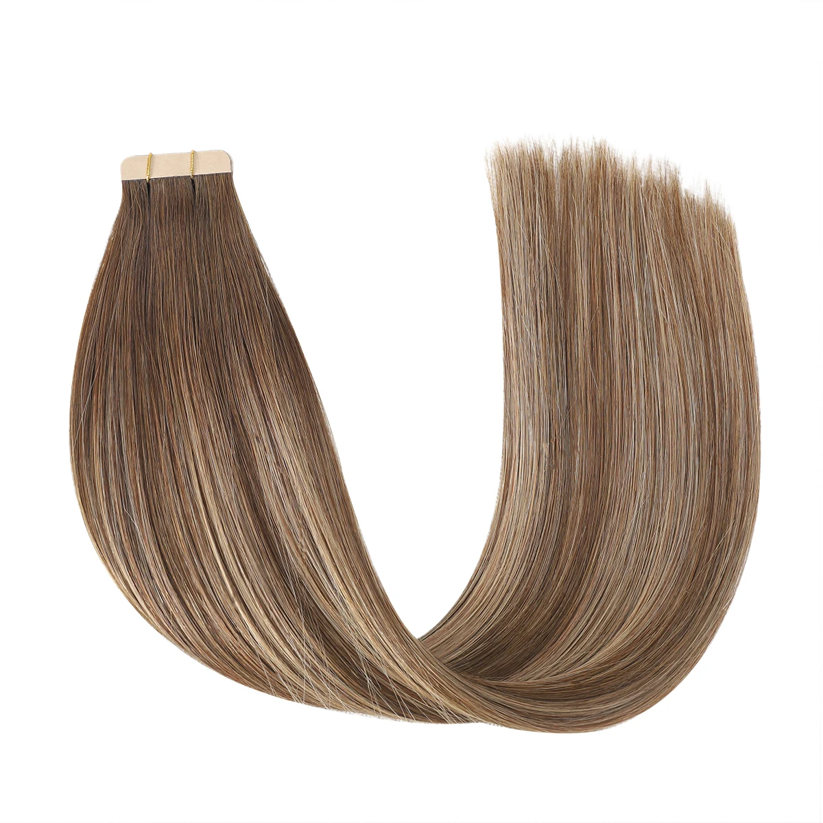 Sindra Tape in Hair Extensions Balayage Color Straight Remy Human Hair 14-22 Inch Tape in Extensions 50g 20Pcs