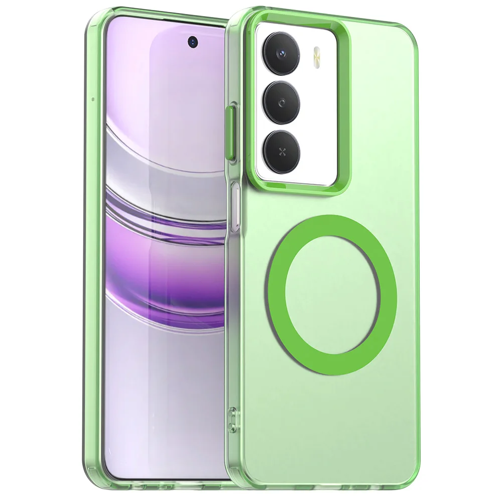 Frosted Clear Slim Protective Magnetic Phone Case