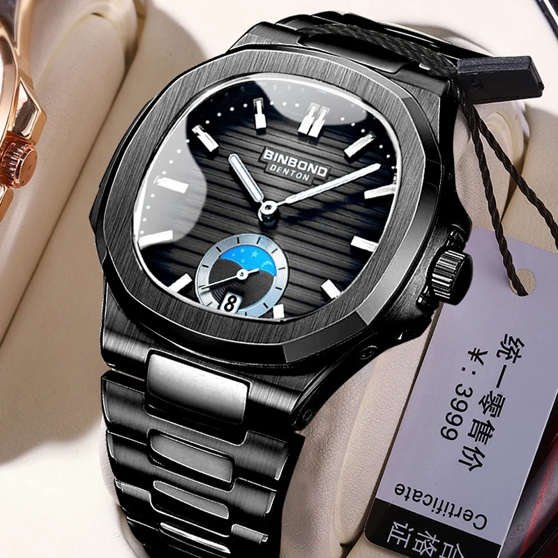 BINBOND-Luxury-Man-Wristwatch-Business-Stainless-Steel-Quartz-Men-Watch ...