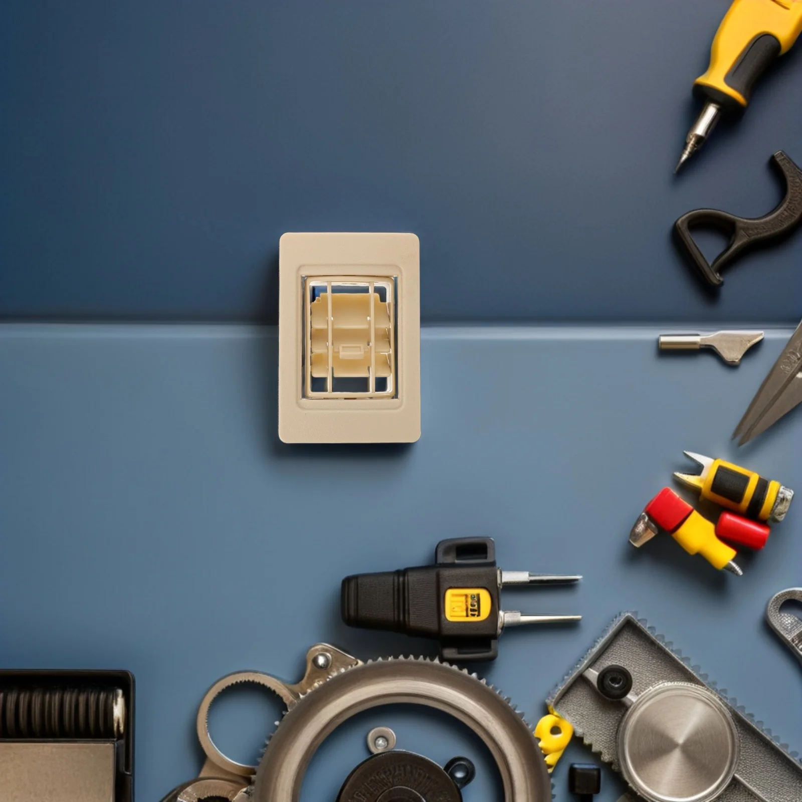 직사각형 대시보드 에어컨 통풍구 커버, 고강도 ABS 소재, 버스 및 RV에 적합, 쉬운 설치