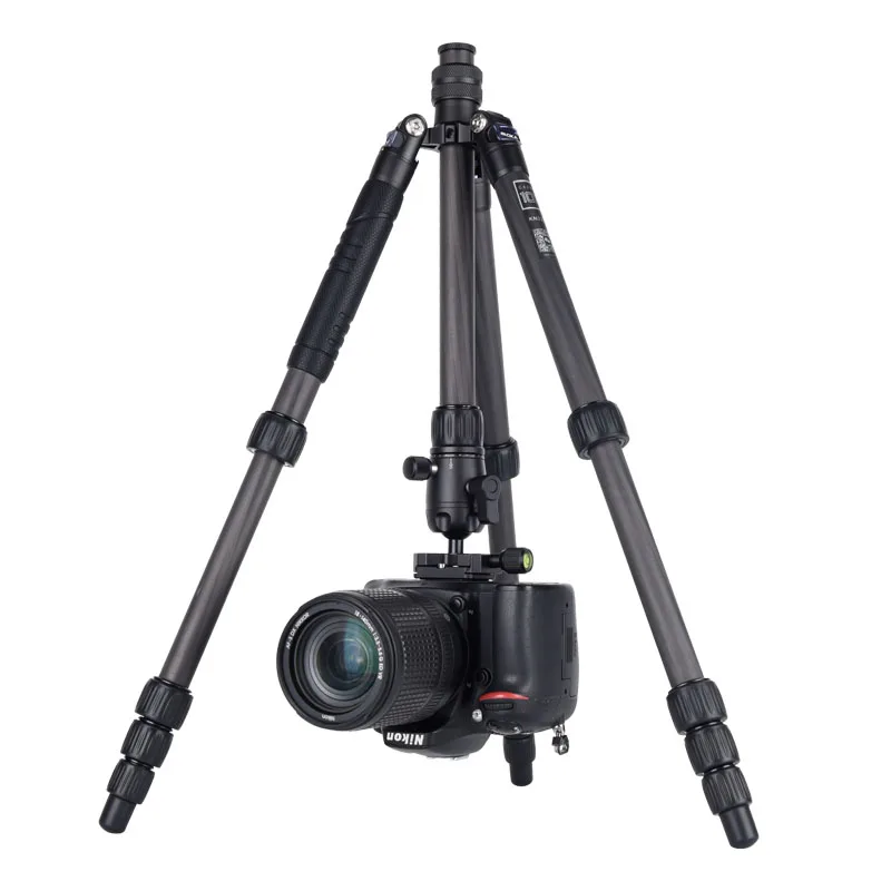 AOKA KN225C 최대 적재 11kgs 반사 경량 컴팩트 여행 카메라, 탄소 섬유 전문 삼각대