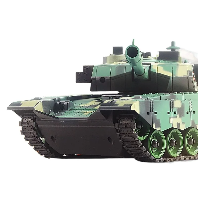 Robot Tank RC 11CH Vert - Jouet Télécommandé Tout-Terrain