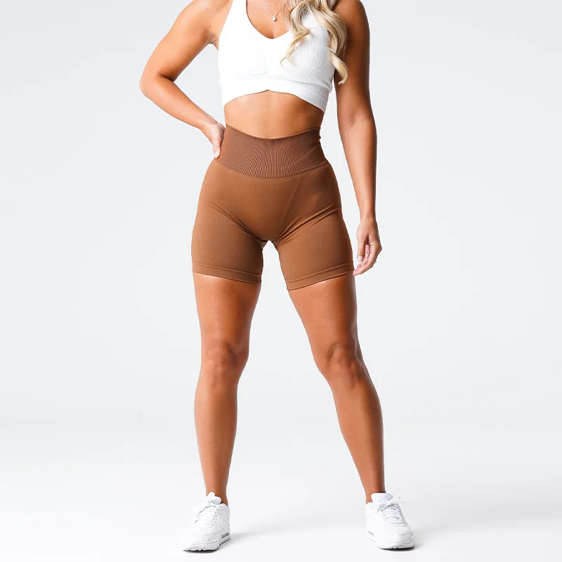 Seamless Shorts for Women Push Up Booty Workout Shorts Fitness Sports Short Gym Clothing Yoga Shorts