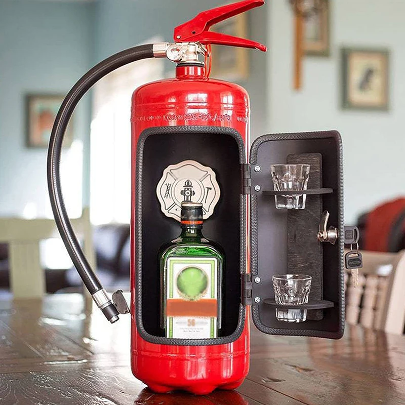 Vinilo Genérica Fire Extinguisher Mini Bar Metal Mini Bar For Whiskey Lovers Fire Extinguisher Shape Wine Storage System Quirky Gifts For Men Color Negro Vinilo Genérica Fire Extinguisher Mini Bar Metal Mini Bar For Whiskey Lovers Fire Extinguisher Shape Wine Storage System Quirky Gifts For Men Color Negro