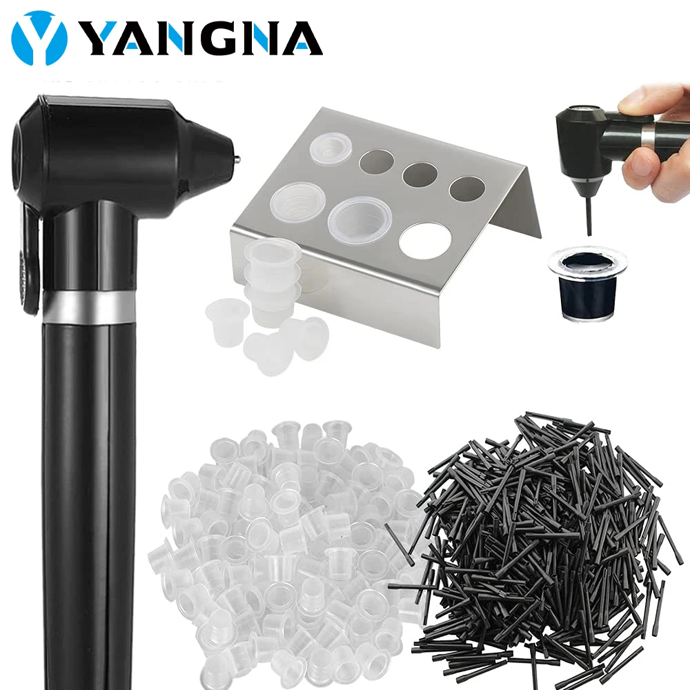 Professional Tattoo Ink Mixer Machine Kit Pigment Mixer Tool 100Pcs Sticks 100Pcs Tattoo Cups Ink Cup Holder Stand Tattoo Supply