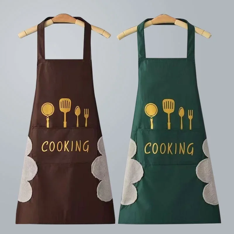 Waterproof PVC Cooking Apron for Kitchen Cleaning