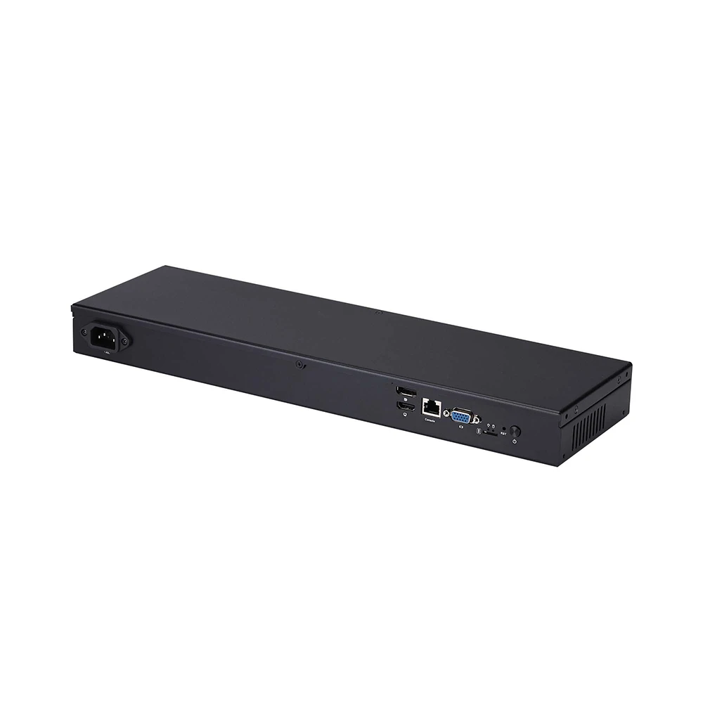 Qotom Mini PC Q10821G5-1U Computer Celeron J6412 Quad Core with 5x 2.5 Gigabit LAN Support 5G 3