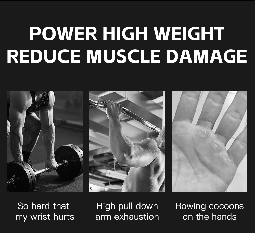 2Pcs Gym Gloves Fitness Hand Palm Protection Equipment Anti Slip Wear-resistant Wrist Protection Hard Pull Grip Strength Gloves