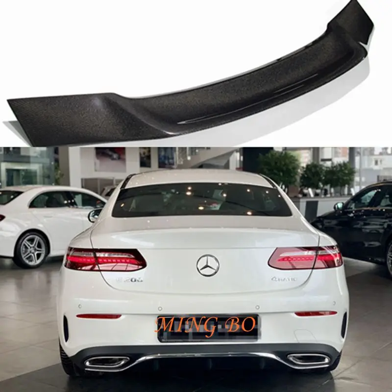 

FOR Mercedes-Benz E-Class W238 C238 2Door Coupe R Style Carbon Fiber Rear Spoiler Trunk Wing 2016-2023 FRP Forged carbon