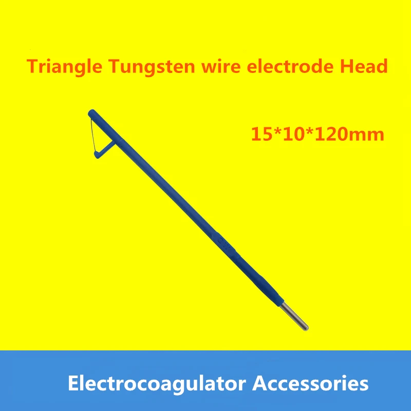 Wholesale ESU Cautery Pencil Electrode Electrosurgical Electrode Blade Tungsten Wire Cricle Triangle Surgical Electrode Head images - 6