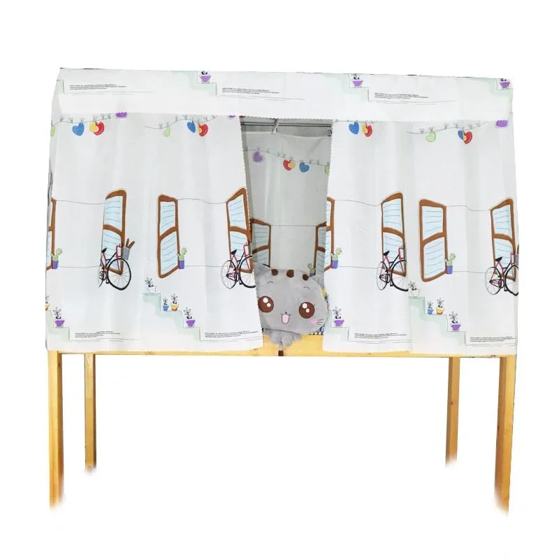 학생 기숙사 침대 커튼 암막 천, 모기장 침구 텐트 침대 캐노피, 학교 침대 네트, 어린이 침실 홈 데코 