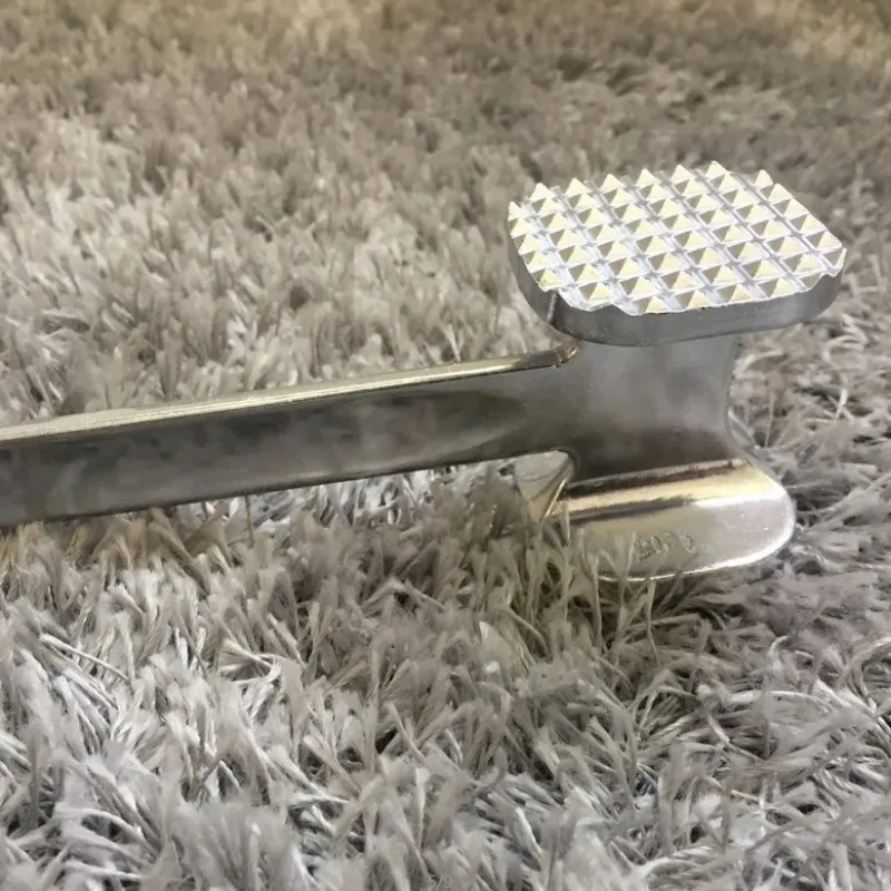 Kitchen Gadgets Multifunction Meat Hammer Two Sides Loose Tenderizers Portable Steak Pork Tools Aluminum Alloy 1Pcs meat tenderizer,meat hammer
