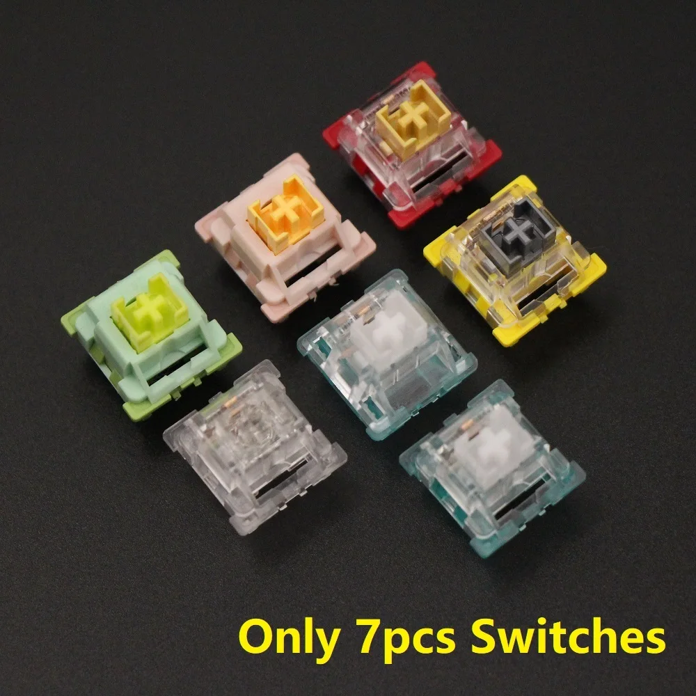 Outemu-testador de Teclado Mecânico Azul Vermelho Marrom Preto Roxo Verde Ouro Prata Silencioso Branco Eixo Jogos Personalizar - Imagem 5