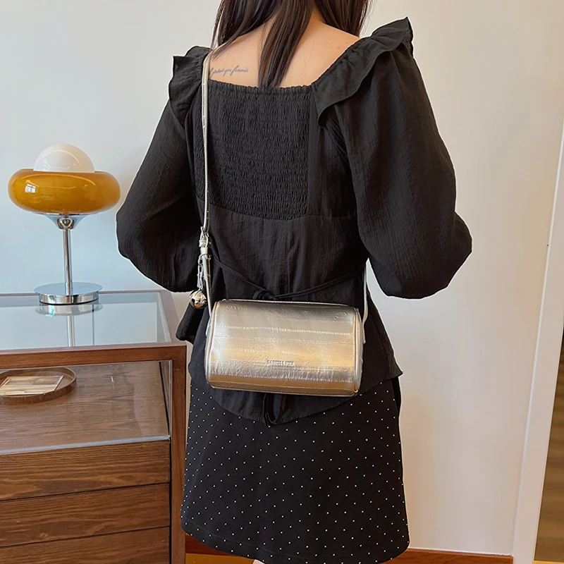 Fashion Leather Women's Pillow Messenger Bag Luxury Designer Handbag Brand Shoulder Bag Ladies Crossbody Bag Casual Tote Bag