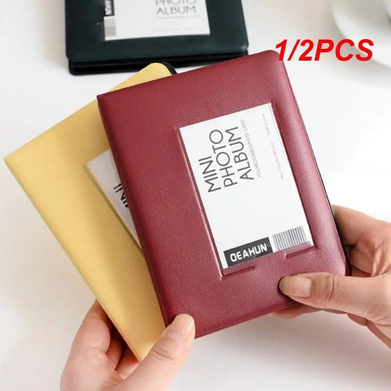 1/2 Pz 64 Tasche Mini Album Fotografico Istantaneo Custodia Per Fujifilm Instax Mini Film 7S 8 25 50S 90 Instax Mini Album