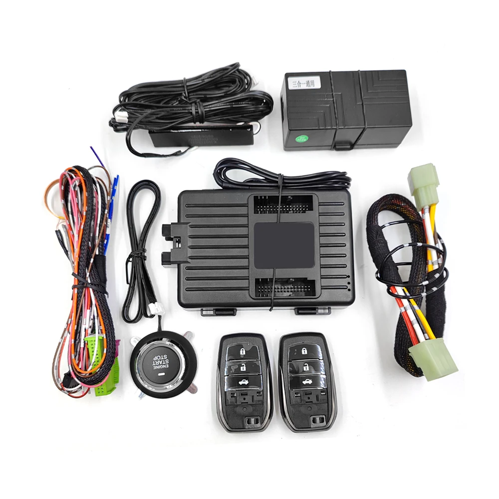 Per Old Toyota Yaris Vios Crown Fortuner Prado Car Upgrade Engine Push Start Stop Remote Starter Pke Keyless Entry Access