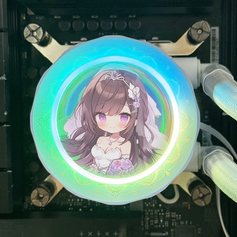 ZEAGINAL YESTON YT-360 CPU オールインワン水冷ラジエーター、回転