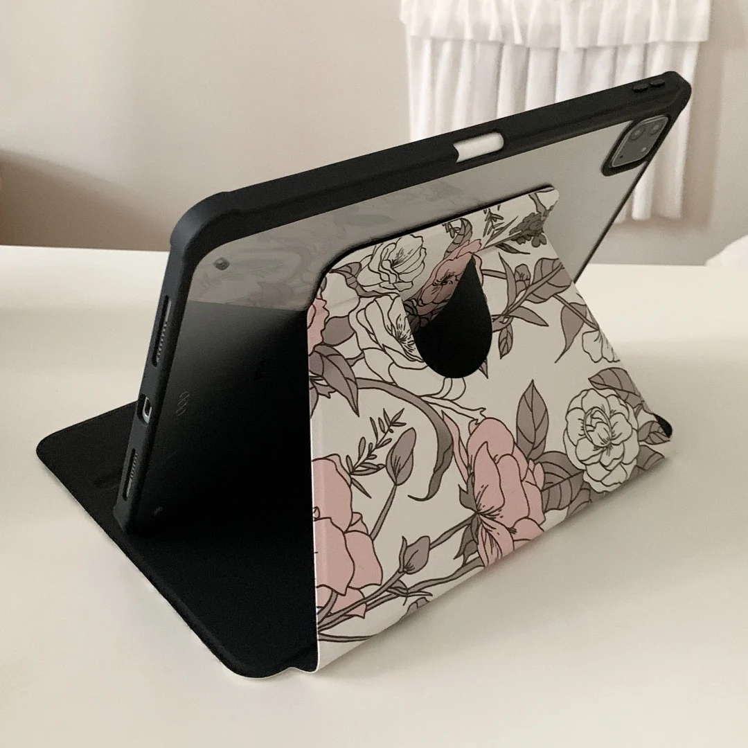 Classic Flower Case For iPad