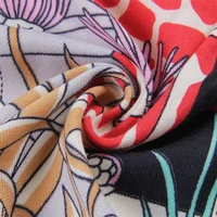 Triangle Cashmere Silk Scarf Designer Printed Luxury Pashmina Shawls for Women Hand Rolled Edges Big Stole Blanket - Image 5