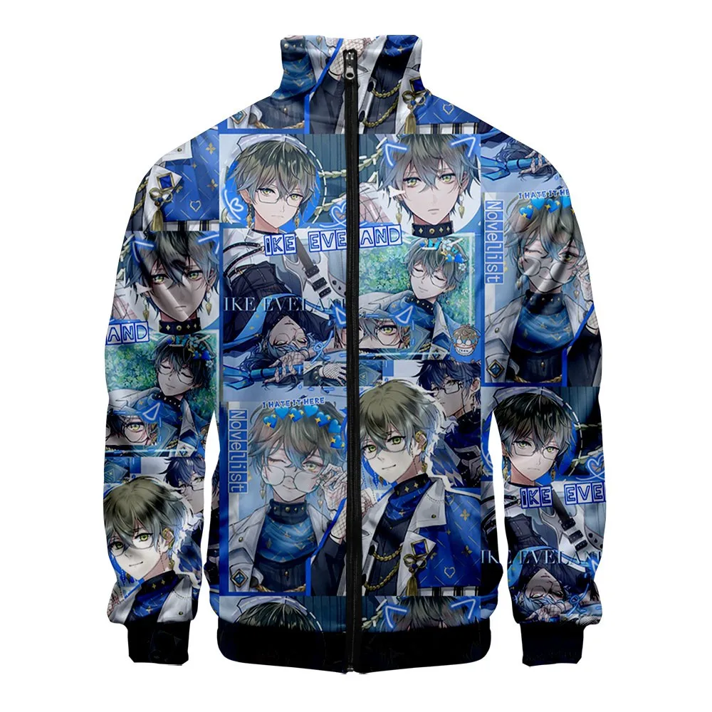 

2022 Mysta Rias Merch 3D Print Men Women Oversized Harajuku Zipper Sweatshirt Casual Hoodies Highstreet Clothes