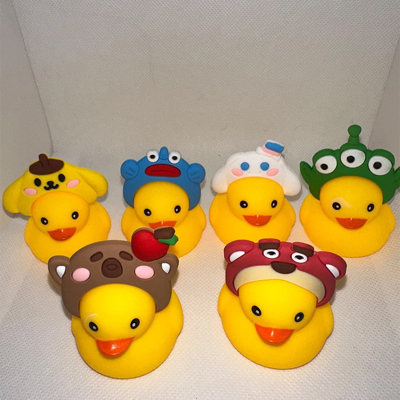 Yellow Rubber Duck Car Dashboard Ornament - Fun Decoration
