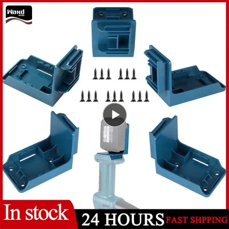 Pack Power Tool Supporto Per Batteria Per Makita 2 In 1 Supporto Per Makita 18V Custodia Per Staffa Per Rack Di Stoccaggio Per Utensili A Batteria