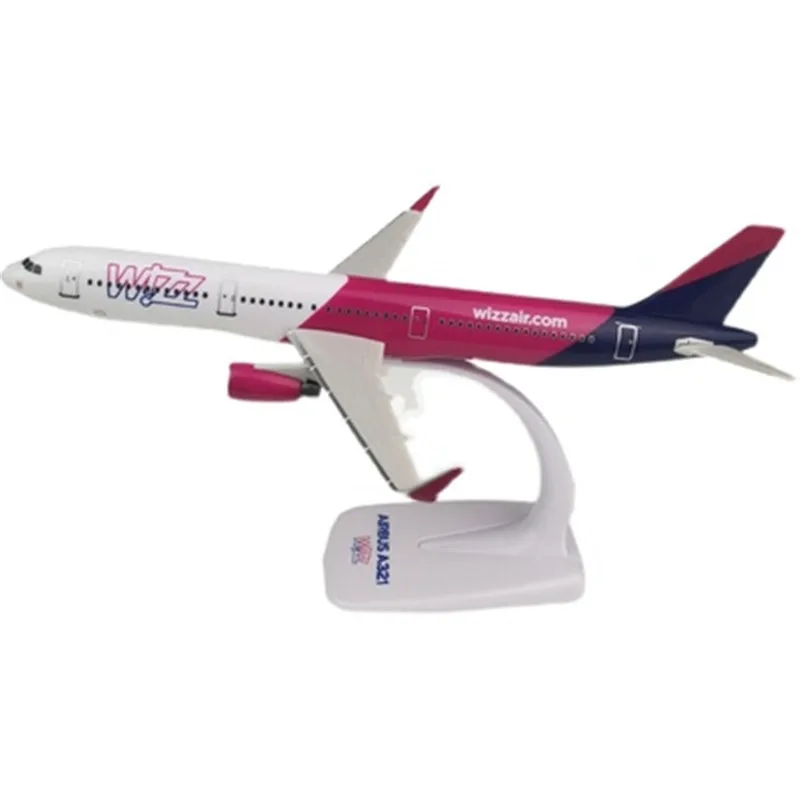 1/200 Scale WIZZ AIR A321 Aircraft Model Toy with Base