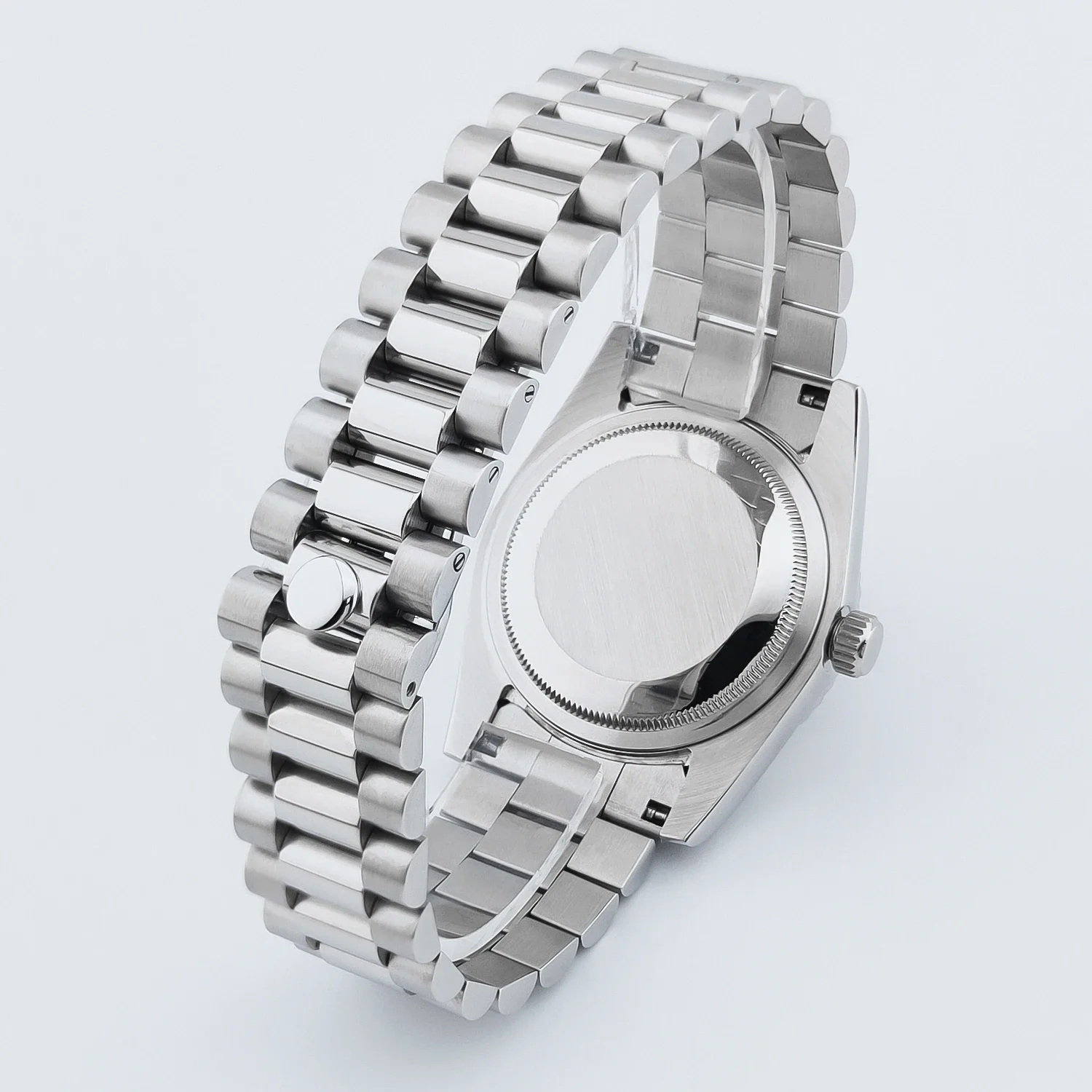 デイデイトタイプ　CORGEUT CORGEUT ST1644 Date Day Fluted Cuved Bezel Mechanical Men