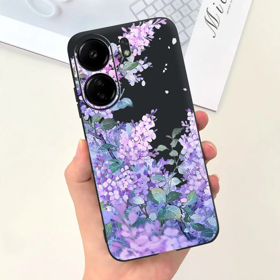 For Xiaomi POCO C65 Case Cute Cartoon Cat Painted TPU Silicone Back Cover For Xioami POCO C65 POCOC65 C 65 6.74 Phone Case Funda