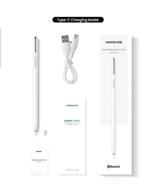 2nd Gen Apple Pen Stylist Pencil UGREEN Stylus Pen For IPad Apple