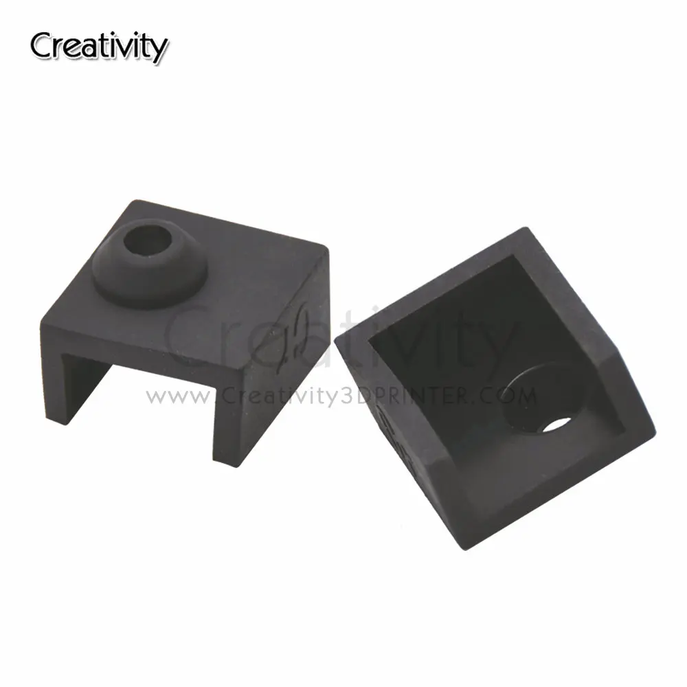 Silicone Sock Cover Case para Heater Block Peças de Impressora 3d Hotend Criatividade Mk8 Mk9 Cr10 20 Pcs 50 Pcs - Imagem 3