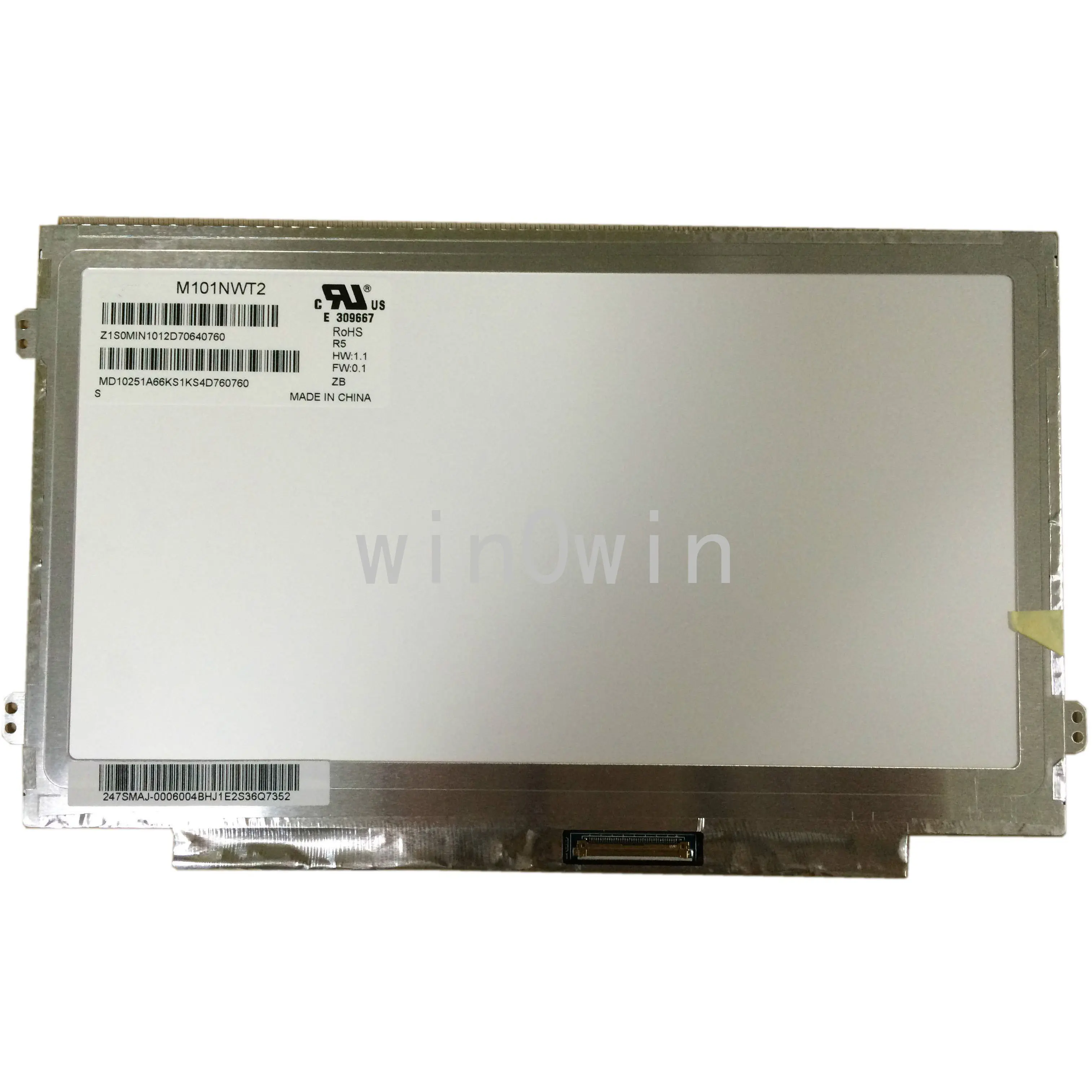 Dalle écran LED 10.1 Pouces M101NWT2 - Compatible Pour Remplacement - Format 16/9, écran Mat Ou Brillant