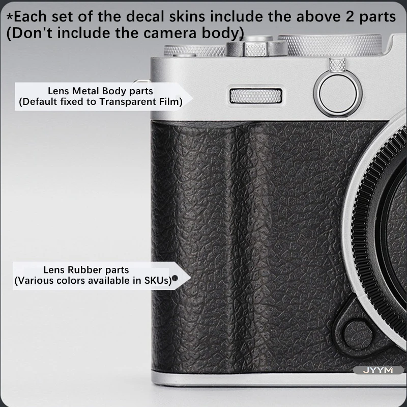 Fuji Fujifilm XE5 X-E5 데칼 스킨 비닐 랩 보호 필름 코트 X E5 용 투명 필름 스티커