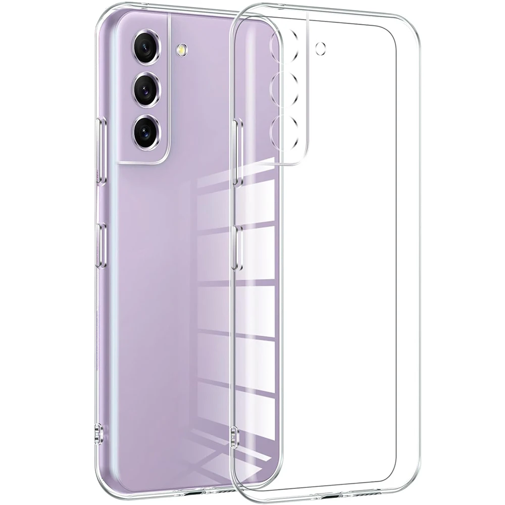 Coque souple transparente en silicone pour Samsung Galaxy S24 S23 FE S22 S21 S20 Plus Ultra 5G Coque arrière ultra fine et transparente 24_voghion.com