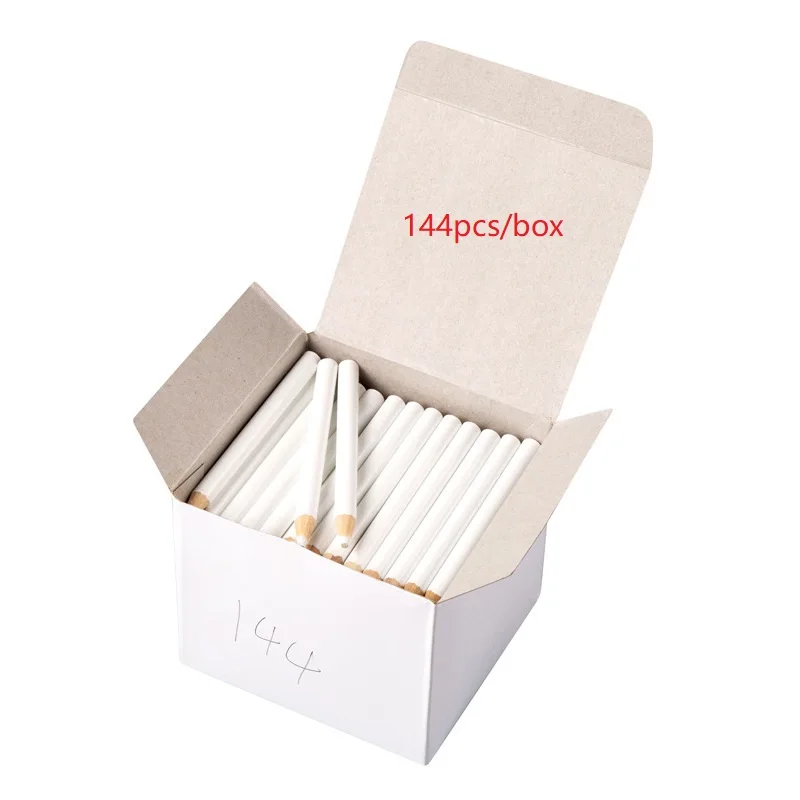 100pcs 8.5cm Wood Nail Art Wax Pencil Rhinestones Gem Picker pen Crystal Dotting Tools Manicure Decorations White NAB061 6