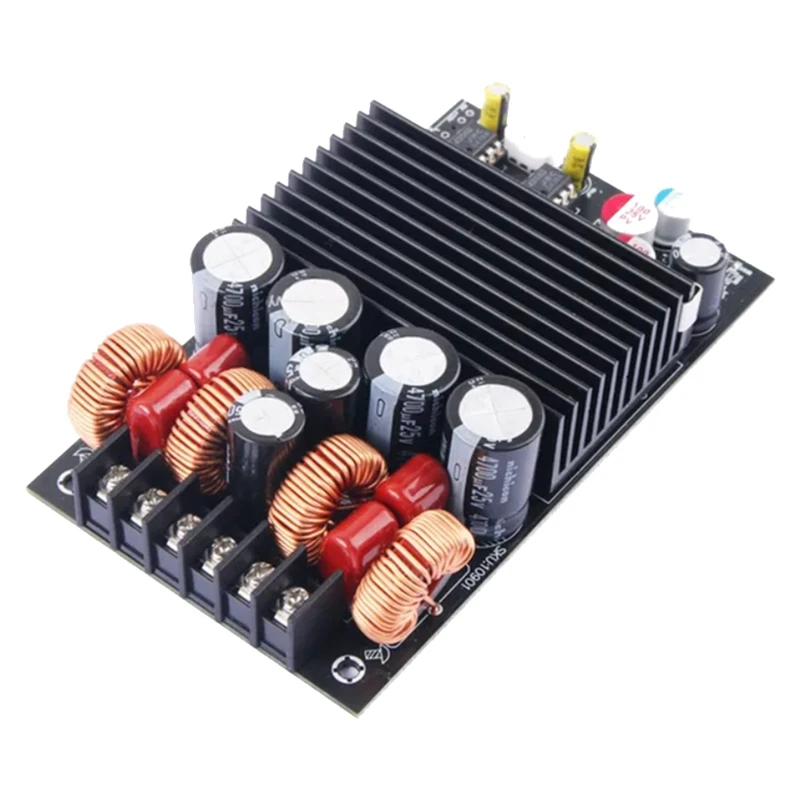 

DC19-50V 300W+300W 600W Bluetooth Power Amplifier Module TPA3255 Chip 2.0 Channel With Treble And Bass Adjustment Easy Install