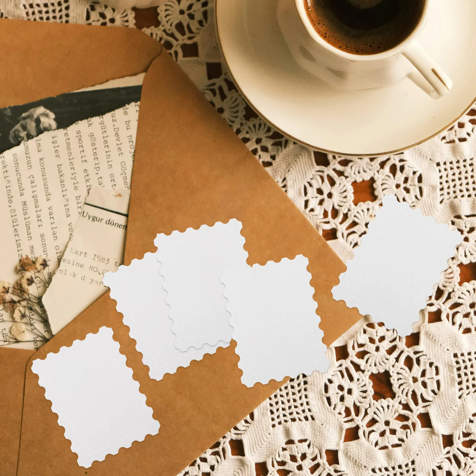 25Pcs DIY Crafting Scrapbooking 카드 제작을위한 두꺼운 빈 수채화 종이 카드 포스트 스탬프 아트 프로젝트 화이트